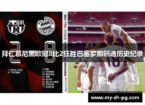 拜仁慕尼黑欧冠8比2狂胜巴塞罗那创造历史纪录 拜仁慕尼黑欧冠8比2狂胜巴塞罗那创造历史纪录